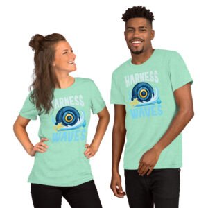 Harness the Waves-Unisex T-Shirt - Image 6
