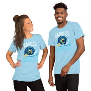 Harness the Waves-Unisex T-Shirt - Image 5