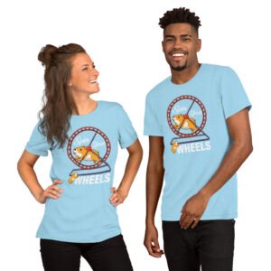 Spin Your Wheels-Unisex T-Shirt - Image 6