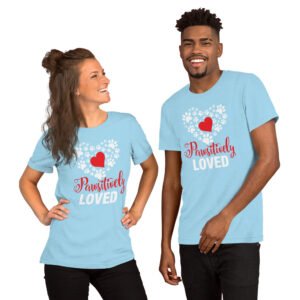 Pawsitively Loved-Unisex T-Shirt - Image 5