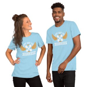 Lift Off to Success-Unisex T-Shirt - Image 2