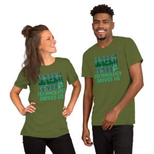 Technology Drives Us-Unisex T-Shirt - Image 3