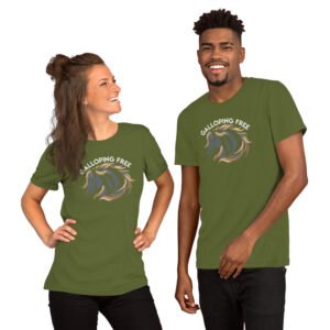 Galloping Free-Unisex T-Shirt - Image 4