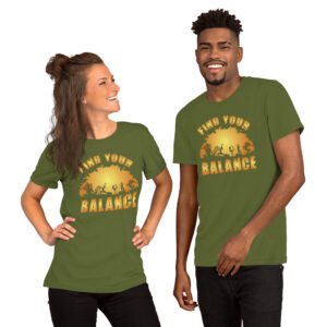 Find Your Balance-Unisex T-Shirt - Image 3