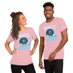 Harness the Waves-Unisex T-Shirt - Image 4