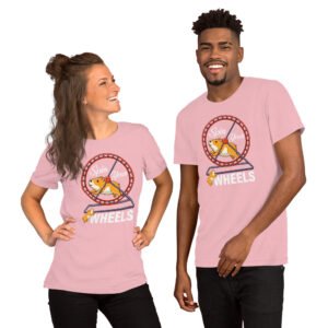 Spin Your Wheels-Unisex T-Shirt - Image 5