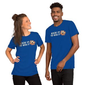 Kick It to Win It-Unisex T-Shirt - Image 2