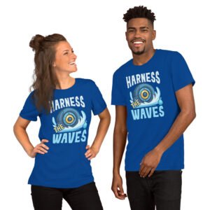 Harness the Waves-Unisex T-Shirt - Image 2