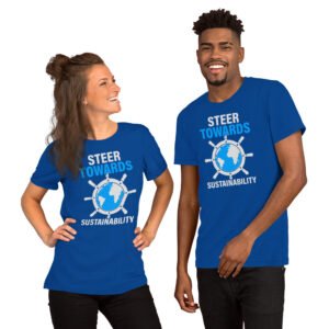 Steer Towards Sustainability-Unisex T-Shirt - Image 3